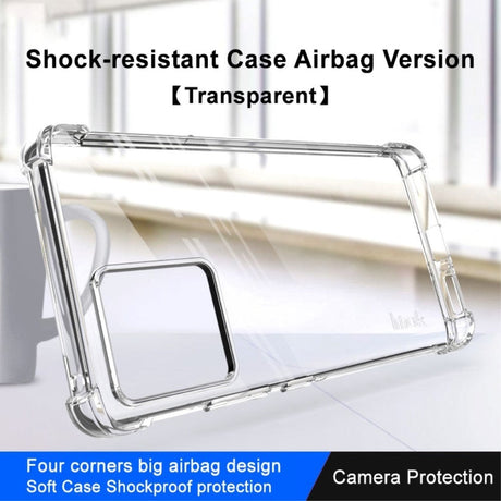 Motorola Edge 30 Fusion IMAK Shock Resistant Plastic Case - Transparent