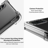 Motorola Edge 30 Fusion IMAK Shock Resistant Plastic Case - Transparent