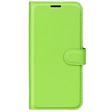 EIDERWOOD Motorola Edge 50 Ultra Litchi Leather Flip Case w. Wallet - Green