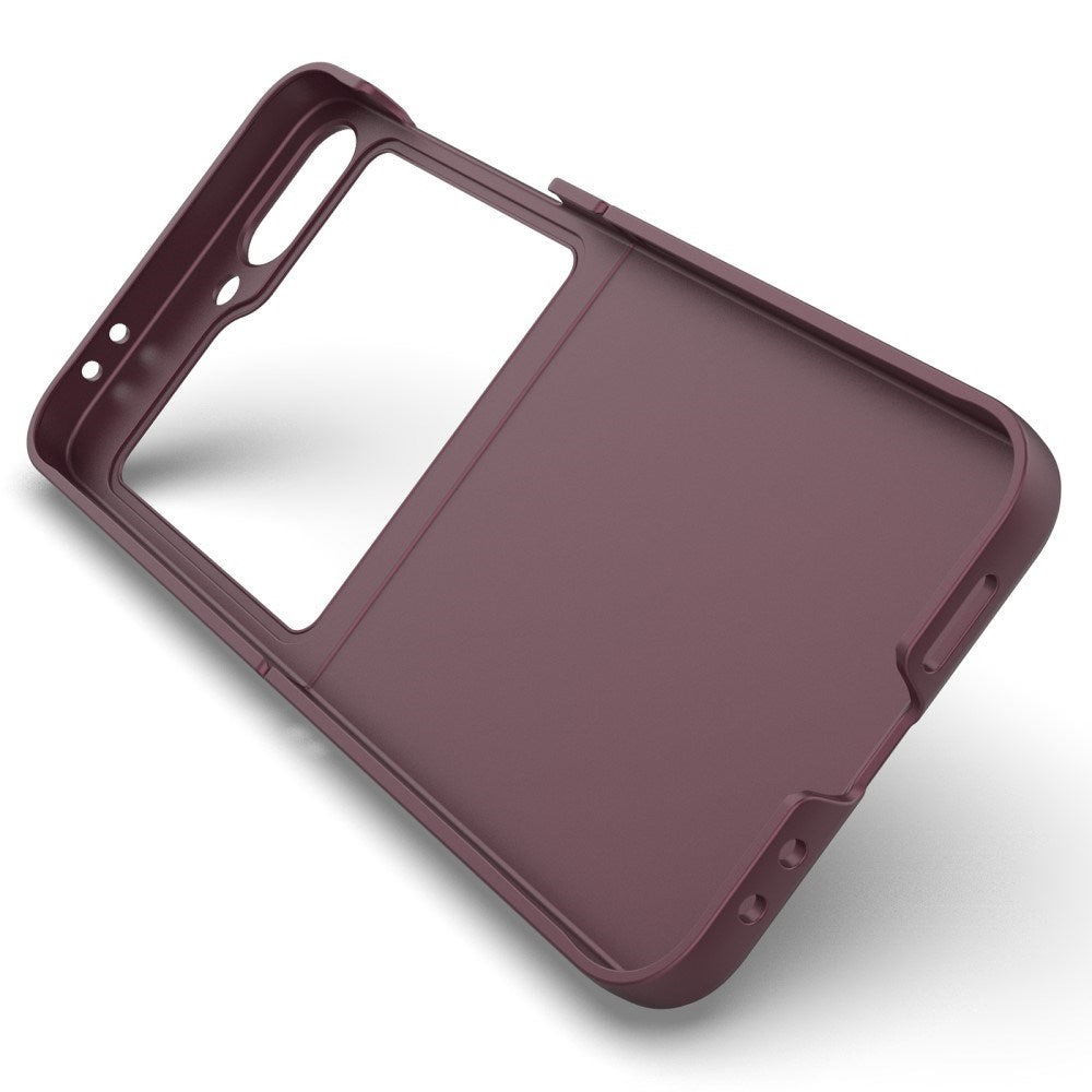 EIDERWOOD Samsung Galaxy Z Flip6 Flexible Plastic Case - Wine Red