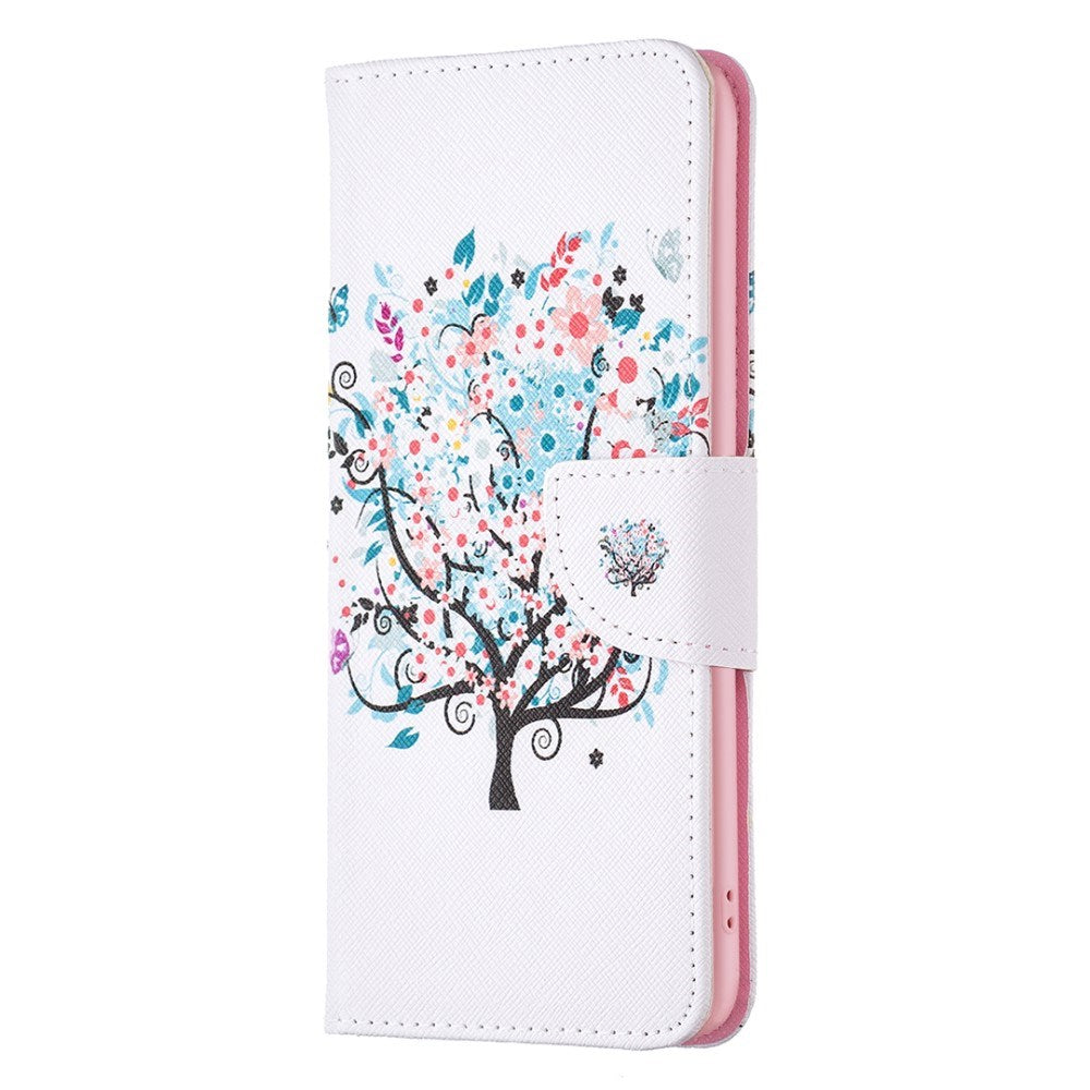 EIDERWOOD iPhone 16 Pro Leather Case w, Wallet & Print - Flowers Tree