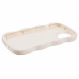 iPhone 15 EIDERWOOD Flexible Plastic Wavy Case - White