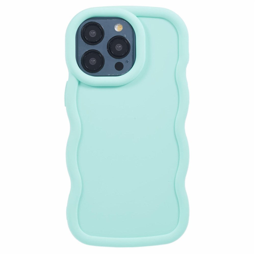 iPhone 15 Pro Max EIDERWOOD Flexible Plastic Wavy Case - Blue
