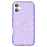 EIDERWOOD iPhone 16 Plus Hybrid Plastic Case - Purple Glitter