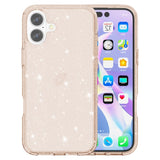 EIDERWOOD iPhone 16 Plus Hybrid Plastic Case - Gold Glitter