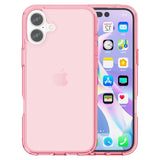 EIDERWOOD iPhone 16 Hybrid Cover - Transparent Pink