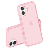 EIDERWOOD iPhone 16 Hybrid Cover - Transparent Pink