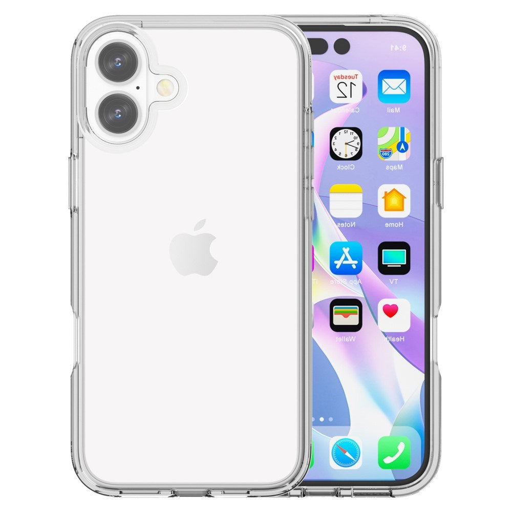 EIDERWOOD iPhone 16 Hybrid Cover - Transparent White