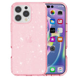 EIDERWOOD iPhone 16 Pro Hybrid Plastic Case - Pink Glitter