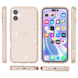 EIDERWOOD iPhone 16 Hybrid Plastic Case - Gold Glitter