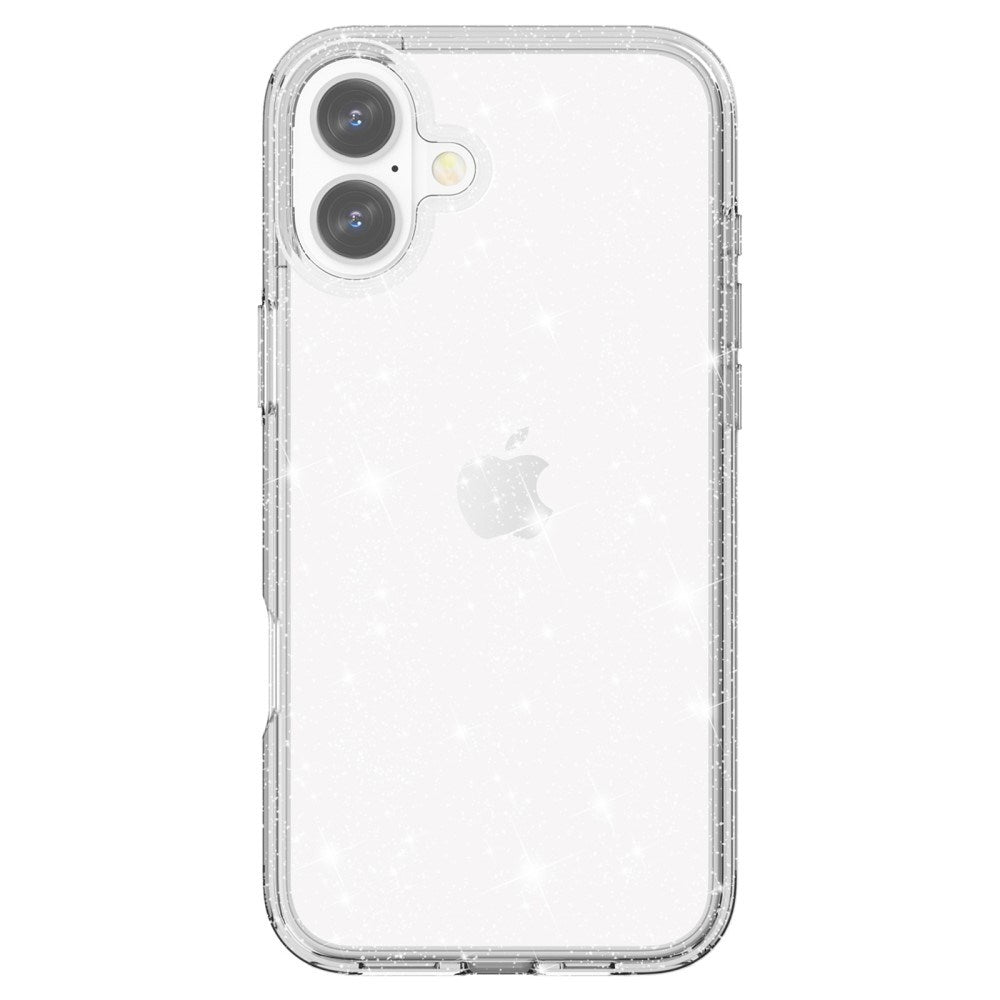 EIDERWOOD iPhone 16 Hybrid Plastic Case - White Glitter