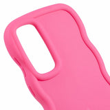 EIDERWOOD Samsung Galaxy A13 (5G) Flexible Plastic Wavy Case - Pink