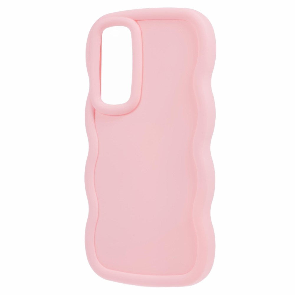 EIDERWOOD Samsung Galaxy A13 (5G) Flexible Plastic Wavy Case - Pink