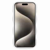 iPhone 15 Pro EIDERWOOD Flexible Plastic Wavy Case - White