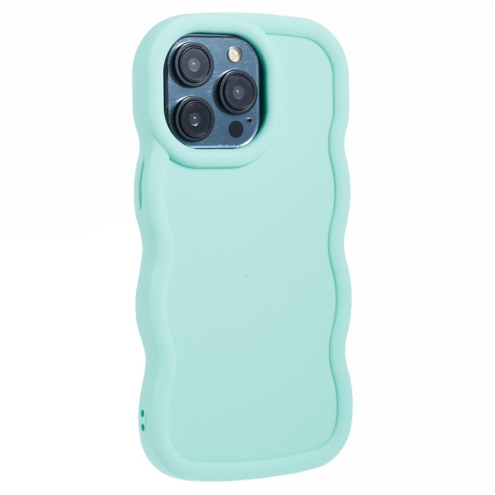 iPhone 15 Pro EIDERWOOD Flexible Plastic Wavy Case - Blue