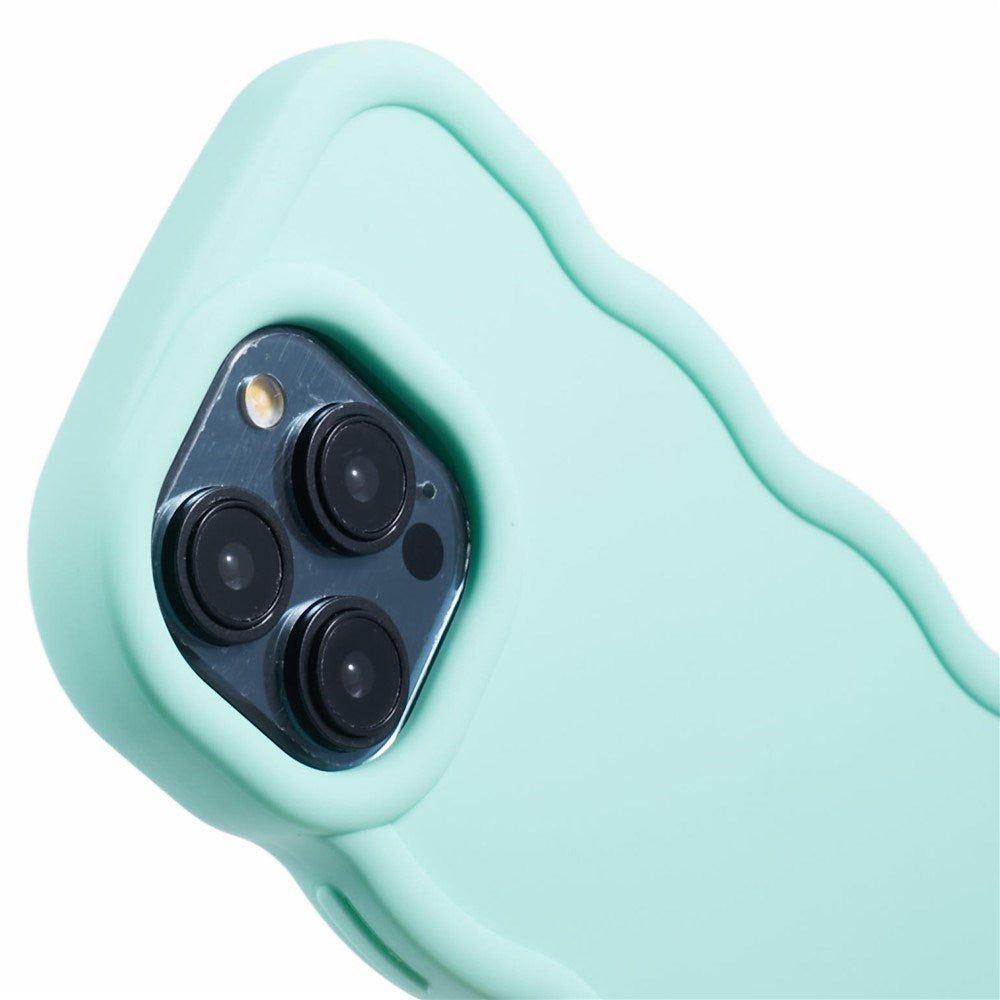 iPhone 15 Pro EIDERWOOD Flexible Plastic Wavy Case - Blue