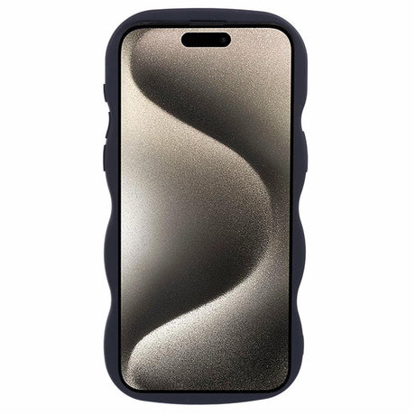 iPhone 14 Pro Max EIDERWOOD Flexible Plastic Wavy Case - Black