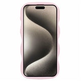 iPhone 14 Pro Max EIDERWOOD Flexible Plastic Wavy Case - Light Pink