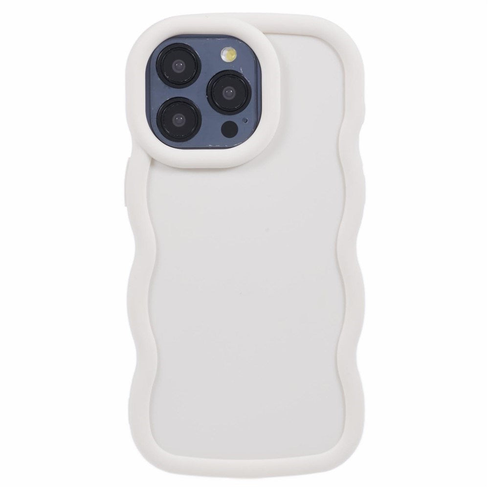 iPhone 14 Pro EIDERWOOD Flexible Plastic Wavy Case - White