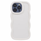 iPhone 14 Pro EIDERWOOD Flexible Plastic Wavy Case - White