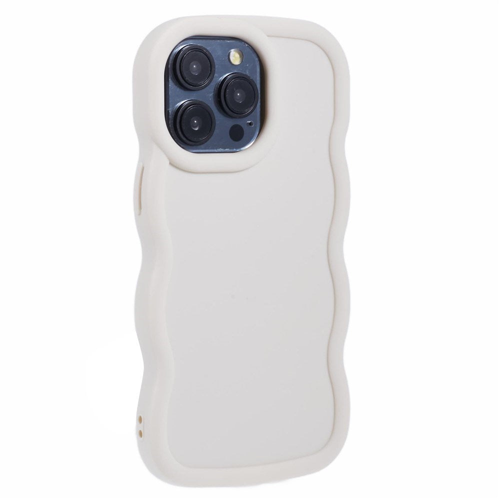 iPhone 14 Pro EIDERWOOD Flexible Plastic Wavy Case - White