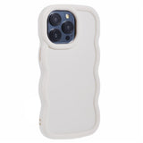 iPhone 14 Pro EIDERWOOD Flexible Plastic Wavy Case - White