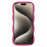 iPhone 14 Pro EIDERWOOD Flexible Plastic Wavy Case - Pink