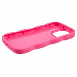iPhone 14 Pro EIDERWOOD Flexible Plastic Wavy Case - Pink