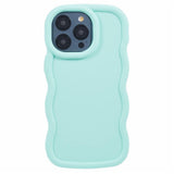 iPhone 13 Pro EIDERWOOD Flexible Plastic Wavy Case - Blue