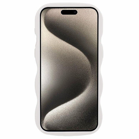 iPhone 12 Pro Max EIDERWOOD Flexible Plastic Wavy Case - White