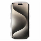 iPhone 14 EIDERWOOD Flexible Plastic Wavy Case - White