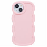 iPhone 13 EIDERWOOD Flexible Plastic Wavy Case - Light Pink