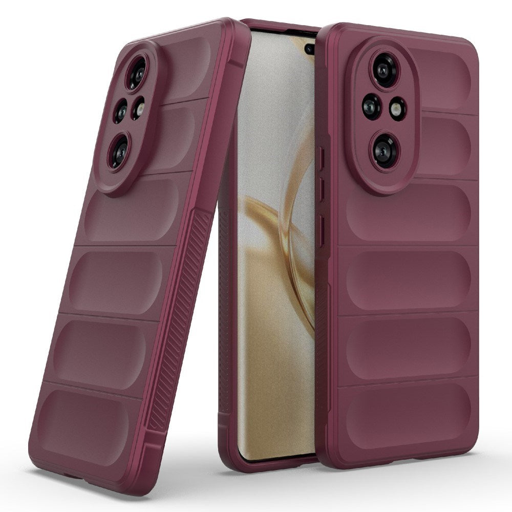 EIDERWOOD Honor 200 Pro (5G) Flexible Plastic Case - Dark Red