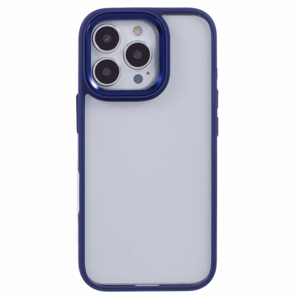 Eiderwood iPhone 16 Pro Hybrid Plastic Case - Transparent / Dark Blue