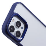 Eiderwood iPhone 16 Pro Hybrid Plastic Case - Transparent / Dark Blue