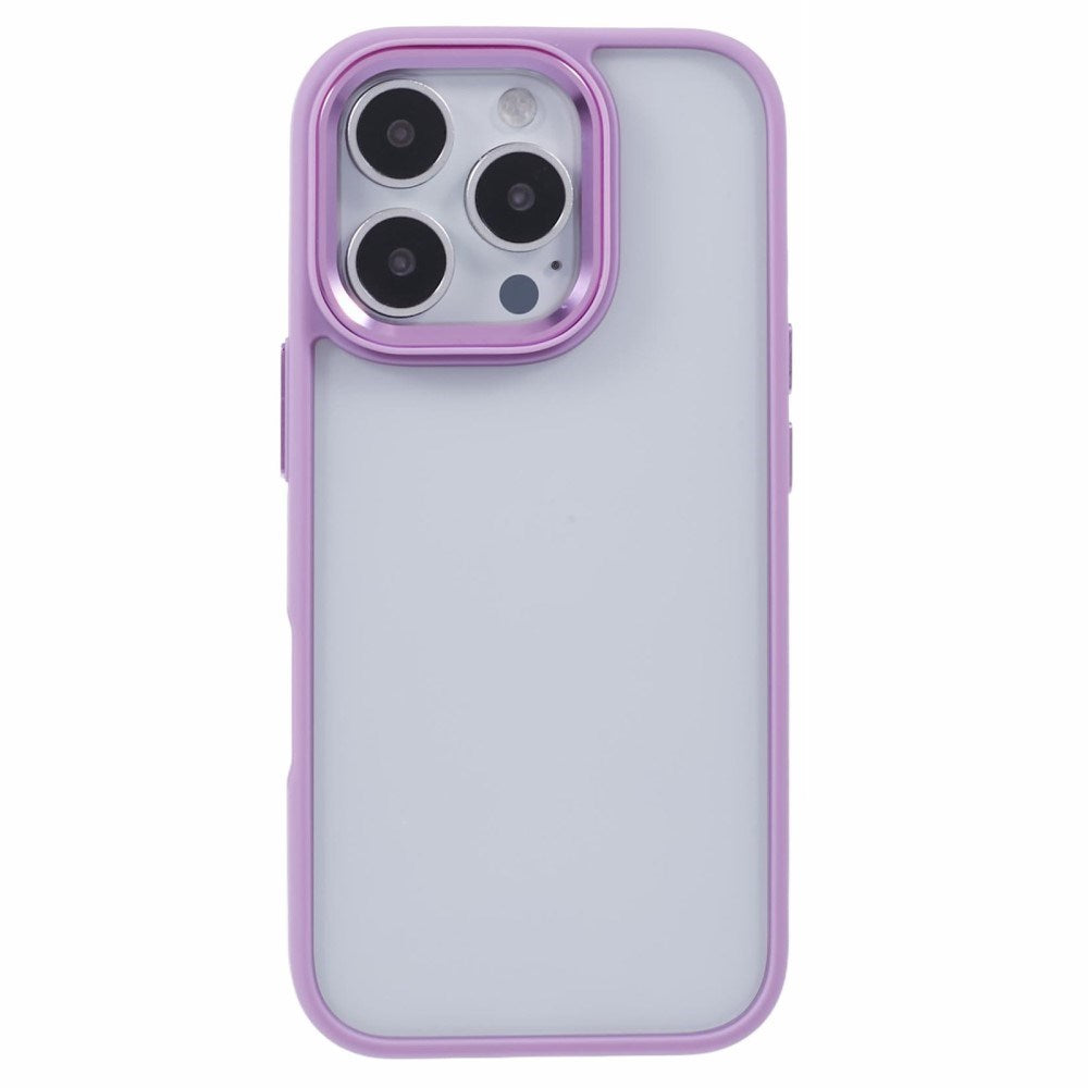 Eiderwood iPhone 16 Pro Hybrid Plastic Case - Transparent / Purple