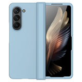 EIDERWOOD Samsung Galaxy Z Fold6 Rubberized Hard Plastic Case - Light Blue