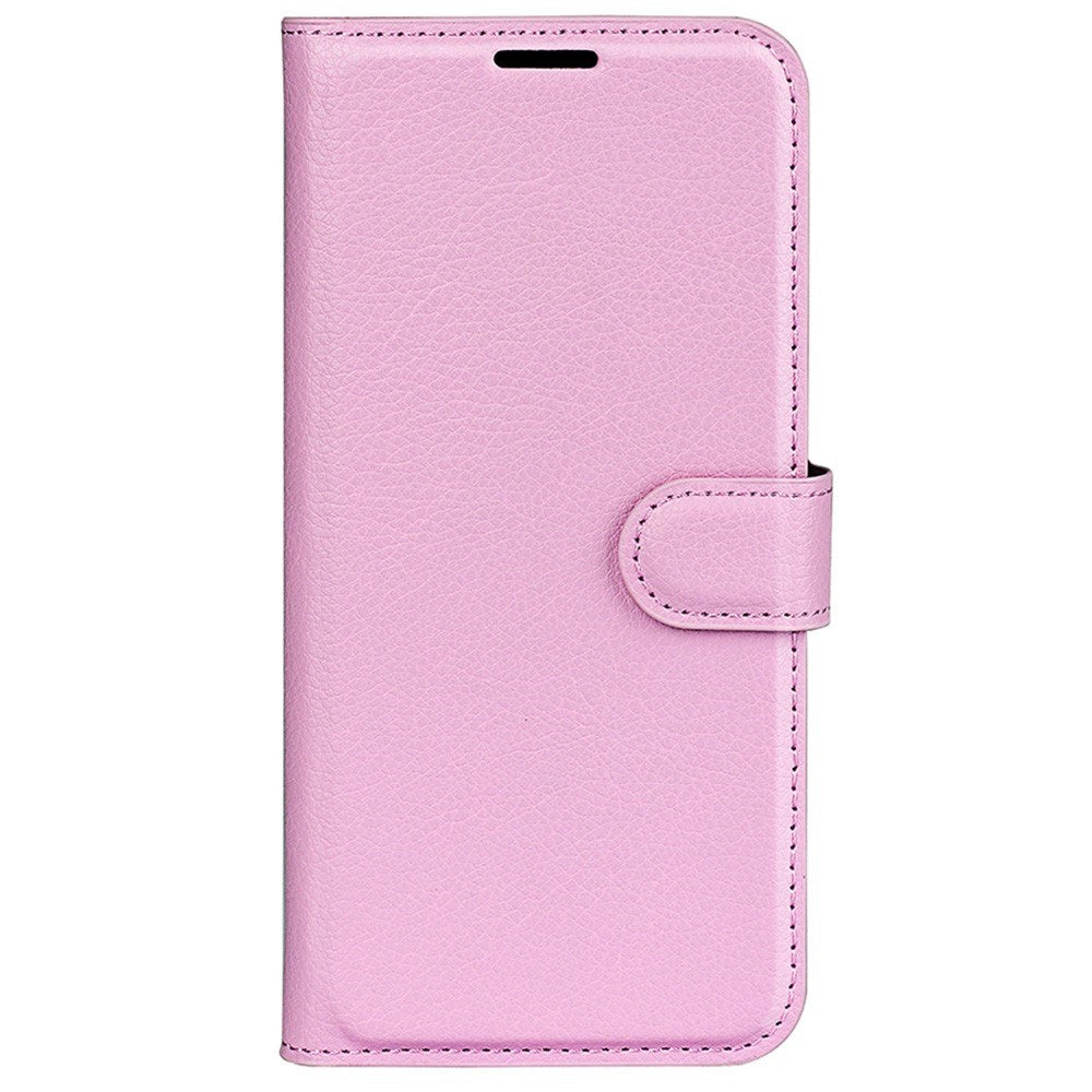 EIDERWOOD Honor 200 5G Case with Card Holder – Litchi Texture Faux Leather Flip Cover - Pink