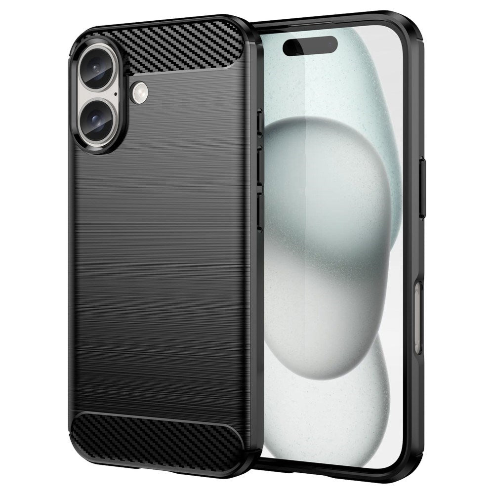 EIDERWOOD iPhone 16 Brushed Carbon Case - Black