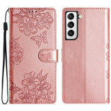EIDERWOOD Samsung Galaxy S22+ (Plus) Faux Leather Wallet Case with Engraving - Rose Gold
