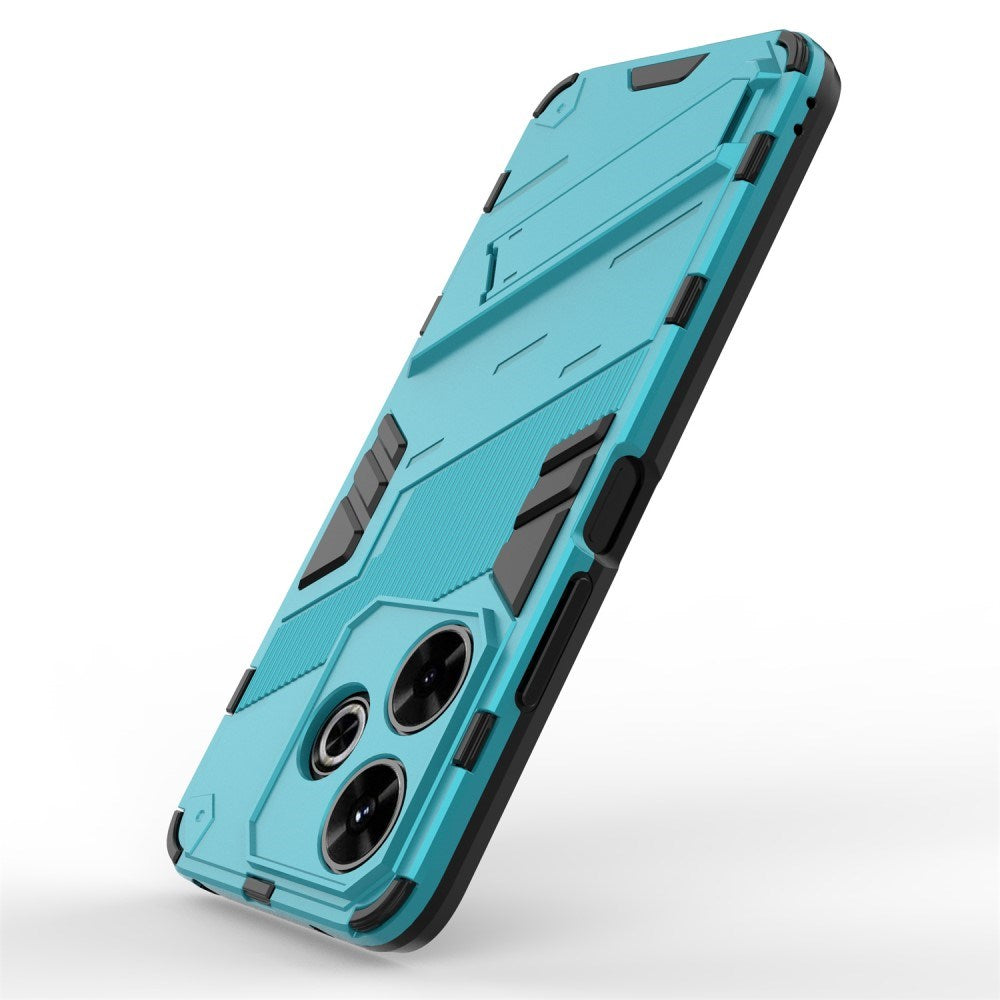 EIDERWOOD Xiaomi Redmi 13 Hybrid Tough Case with Kickstand - Blue