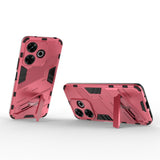 EIDERWOOD Xiaomi Redmi 13 Hybrid Tough Case with Kickstand - Pink