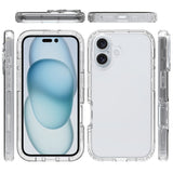 EIDERWOOD iPhone 16 2-in-1 Shock Absorbing Plastic Case - Transparent