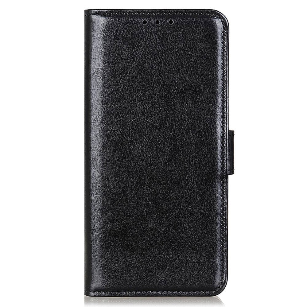 Sony Xperia 5 IV Classic Leather Flip Case w. Stand & Wallet - Black