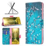 EIDERWOOD iPhone 16 Plus Leather Case w, Wallet & Print - Cherry Tree