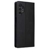 EIDERWOOD Samsung Galaxy A13 (4G/5G) / A04s / M13 Faux Leather Flip Case with Cardholder & Stand Function - Black