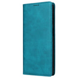 EIDERWOOD Samsung Galaxy A13 (4G/5G) / A04s / M13 Faux Leather Flip Case with Cardholder & Stand Function - Blue