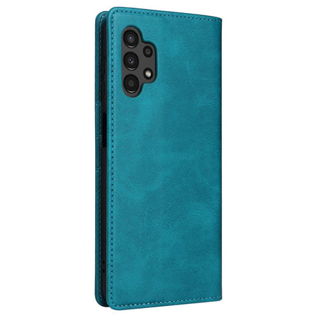 EIDERWOOD Samsung Galaxy A13 (4G/5G) / A04s / M13 Faux Leather Flip Case with Cardholder & Stand Function - Blue