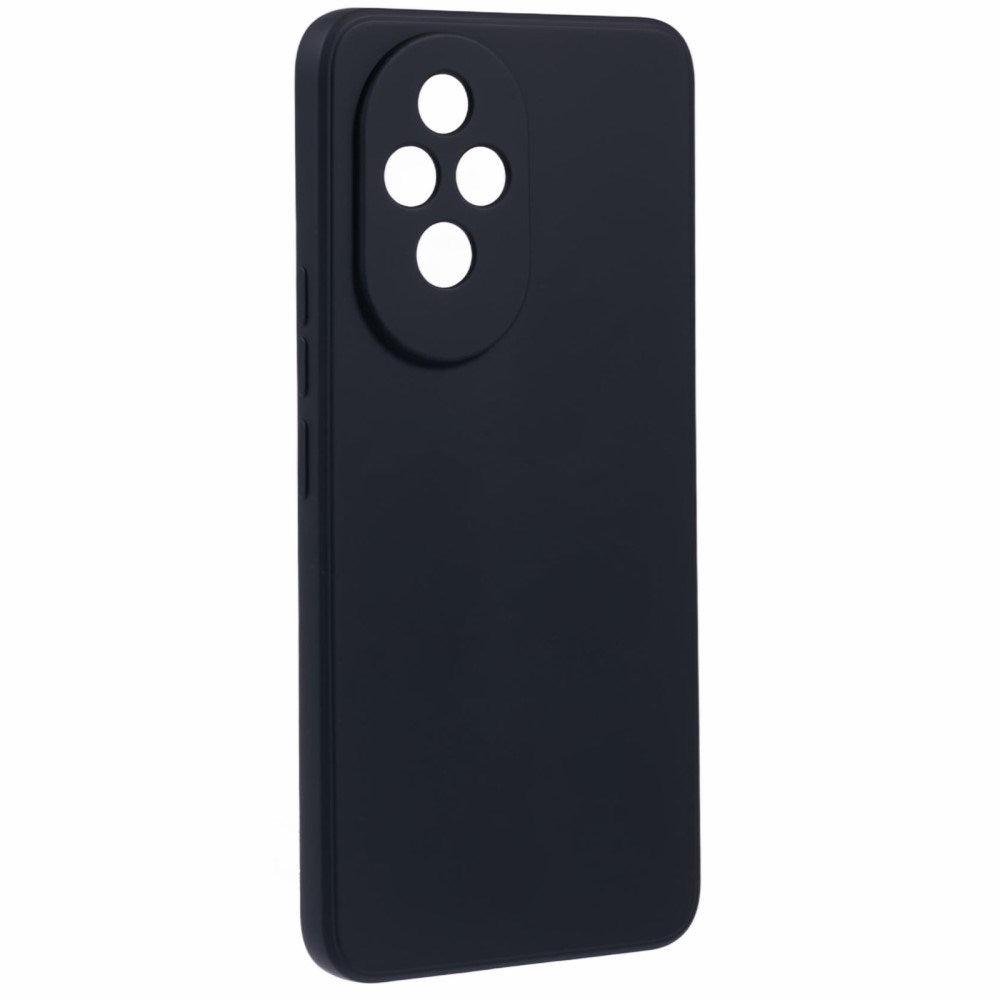 EIDERWOOD Honor 200 5G Case – Flexible Plastic Cover with Fiber Lining and Precise Lens Cutout - Black