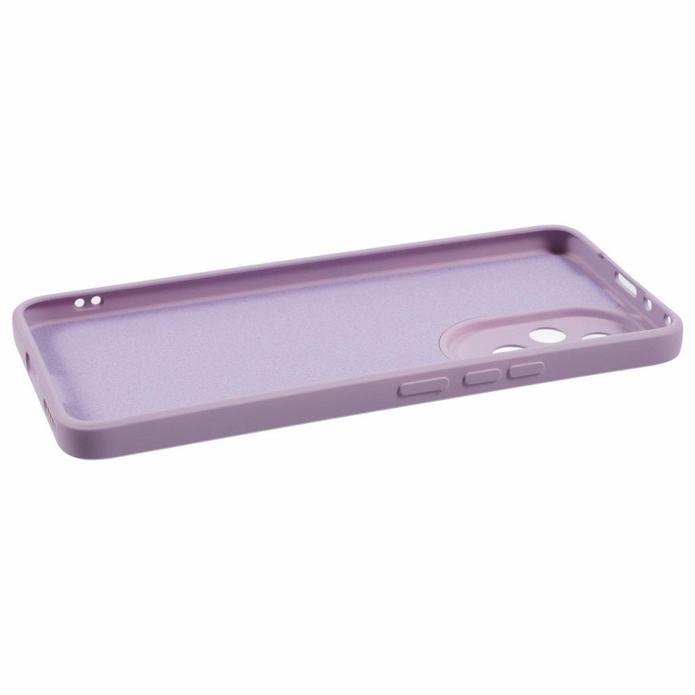 EIDERWOOD Honor 200 5G Case – Flexible Plastic Cover with Fiber Lining and Precise Lens Cutout - Purple